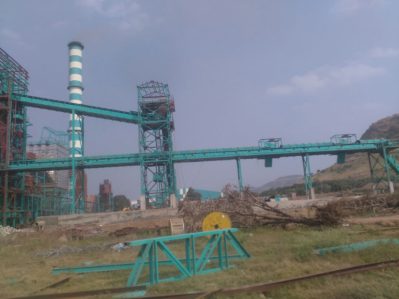 Industrial structural steel conveyor framework — Rajhans Industries
